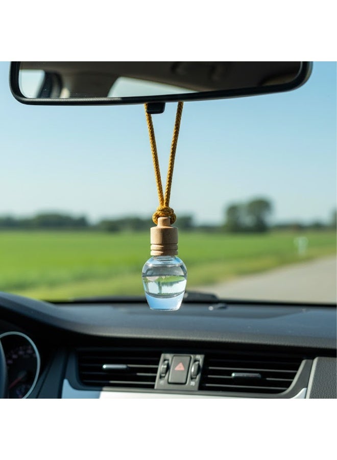 معطر جو سائل معلق، لون أسود، تركيبة عضوية خالية من الكحول، زجاجة مانعة للتسرب للسيارة والمنزل والمكتب - Image 4